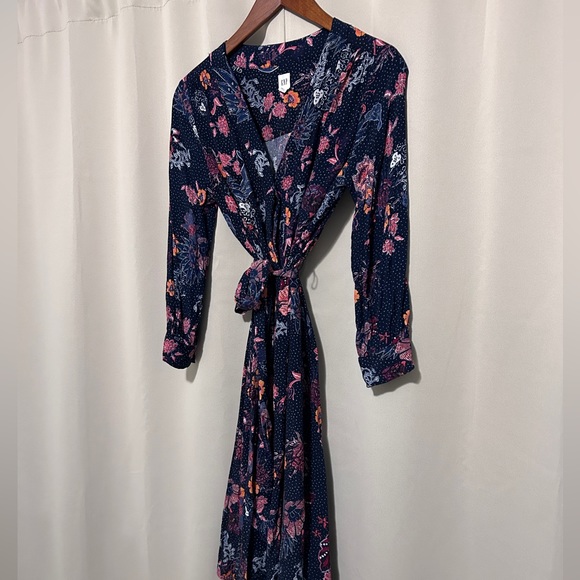 Gap Floral Paisley Western Button Down Dress - Picture 2 of 5